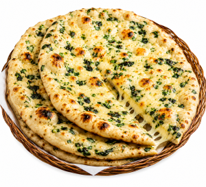 Cheese & Spinach Naan