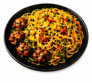 Veg Manchurian Noodles